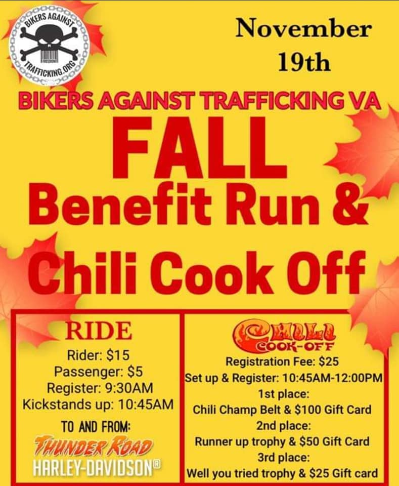 Events Va Bat Chili Cook Off And Ride Rider Nation Community