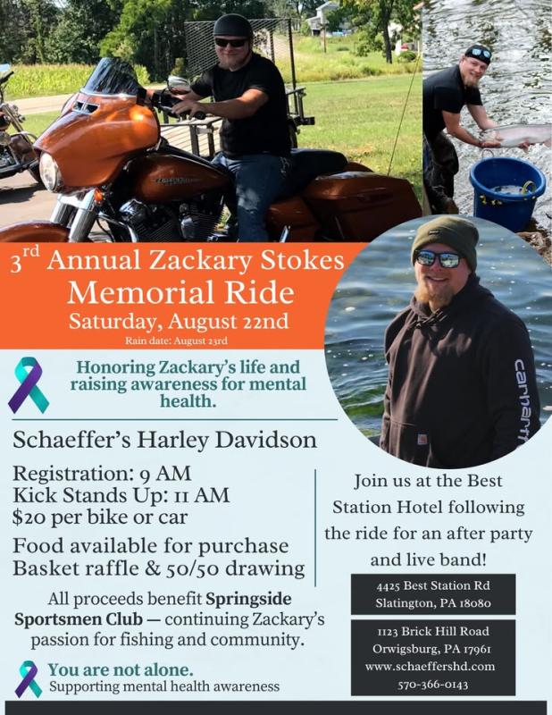 3rd Annual Zackary Stokes Memorial Ride