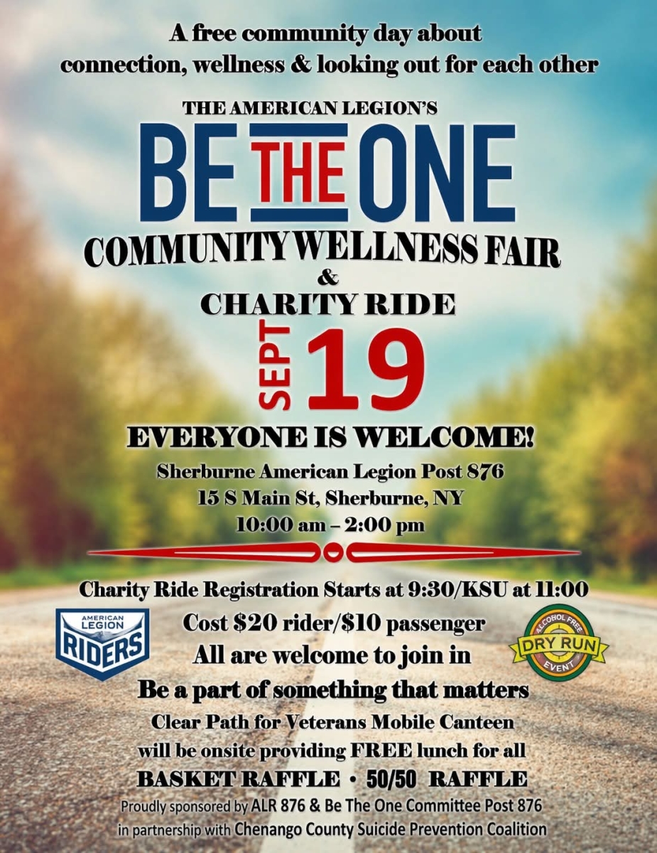 Be The One Community Wellness Fair & Charity Ride