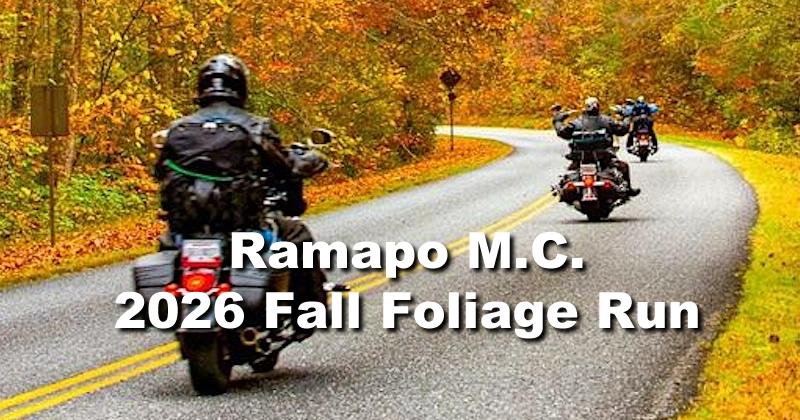Ramapo MC 2026 Fall Foliage Run