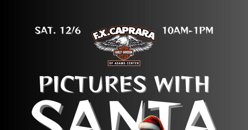 Pictures with Santa at FX Harley-Davidson