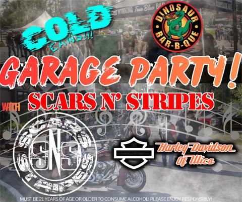 GARAGE PARTY with SCARS N STRIPES!