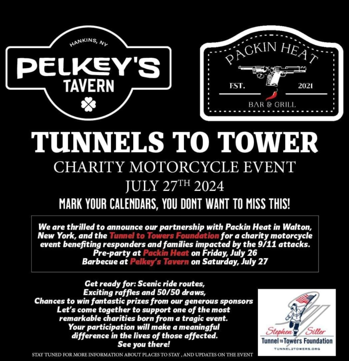 Tunnels to Tower Charity Motorcycle Event