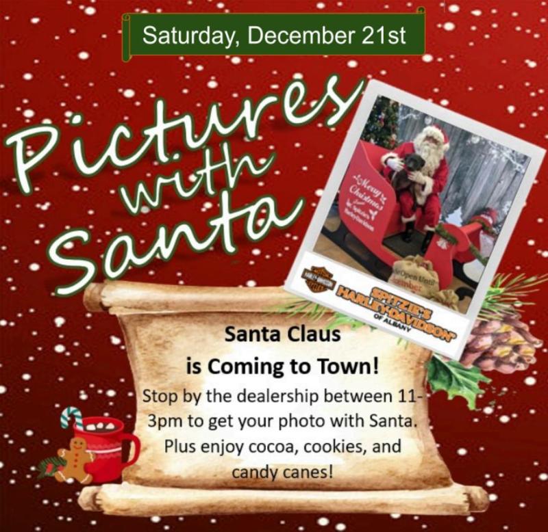 Pictures with Santa at Spitzies