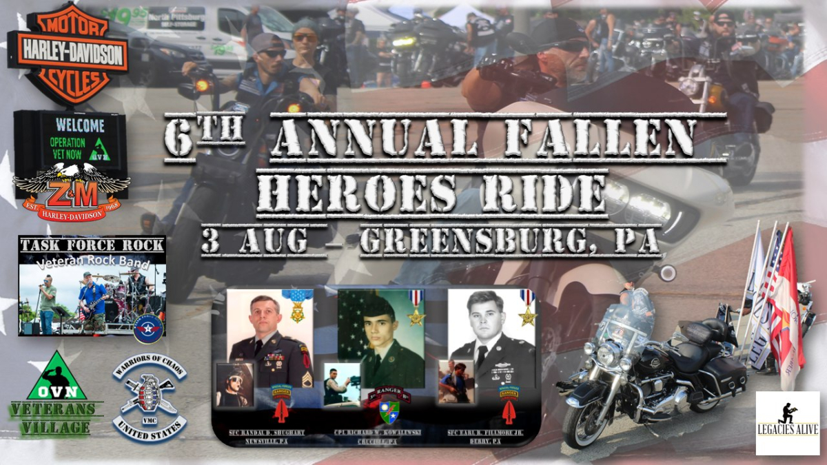 6th Annual Fallen Heroes Ride & Veterans Appreciation Event